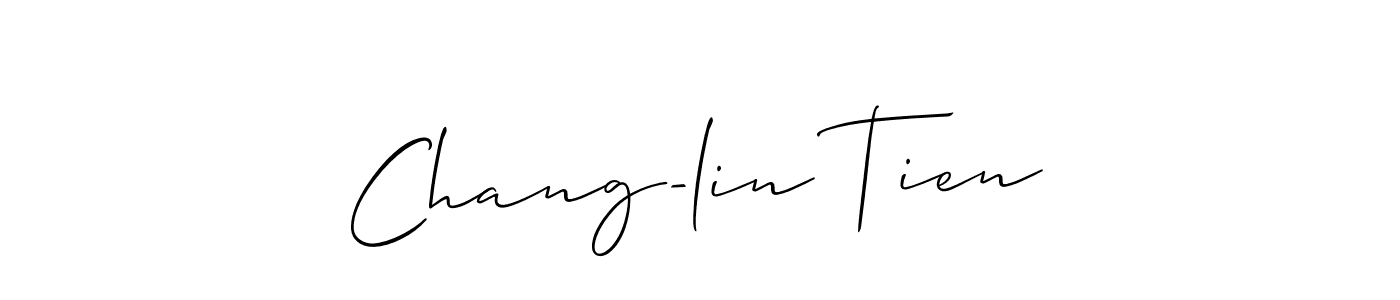 Make a beautiful signature design for name Chang-lin Tien. Use this online signature maker to create a handwritten signature for free. Chang-lin Tien signature style 2 images and pictures png