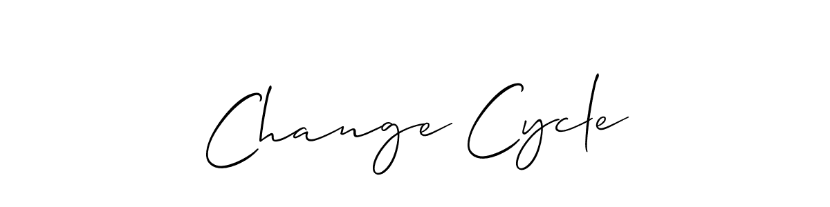 Make a short Change Cycle signature style. Manage your documents anywhere anytime using Allison_Script. Create and add eSignatures, submit forms, share and send files easily. Change Cycle signature style 2 images and pictures png