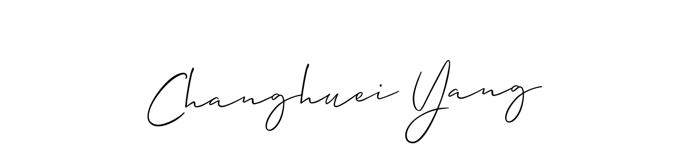 Make a beautiful signature design for name Changhuei Yang. Use this online signature maker to create a handwritten signature for free. Changhuei Yang signature style 2 images and pictures png