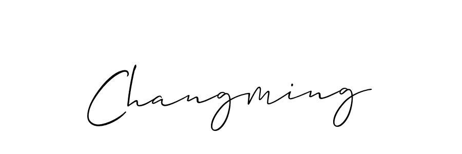 Also we have Changming name is the best signature style. Create professional handwritten signature collection using Allison_Script autograph style. Changming signature style 2 images and pictures png