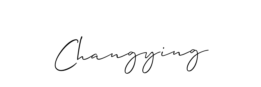 Best and Professional Signature Style for Changying. Allison_Script Best Signature Style Collection. Changying signature style 2 images and pictures png