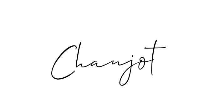 Best and Professional Signature Style for Chanjot. Allison_Script Best Signature Style Collection. Chanjot signature style 2 images and pictures png