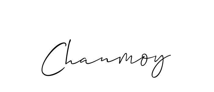 Create a beautiful signature design for name Chanmoy. With this signature (Allison_Script) fonts, you can make a handwritten signature for free. Chanmoy signature style 2 images and pictures png