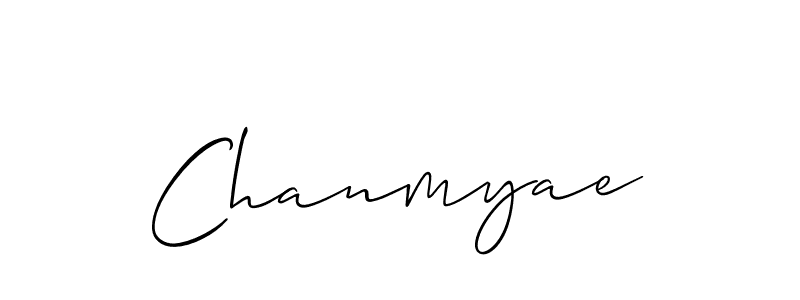Chanmyae stylish signature style. Best Handwritten Sign (Allison_Script) for my name. Handwritten Signature Collection Ideas for my name Chanmyae. Chanmyae signature style 2 images and pictures png