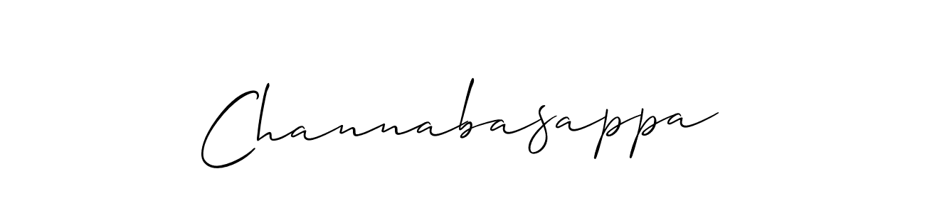 You should practise on your own different ways (Allison_Script) to write your name (Channabasappa) in signature. don't let someone else do it for you. Channabasappa signature style 2 images and pictures png