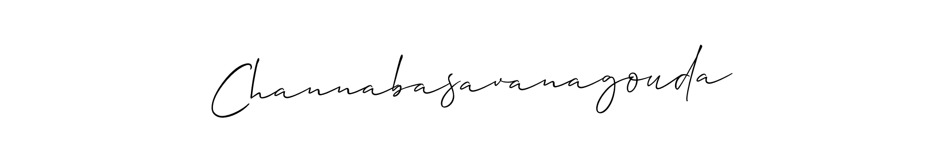 Allison_Script is a professional signature style that is perfect for those who want to add a touch of class to their signature. It is also a great choice for those who want to make their signature more unique. Get Channabasavanagouda name to fancy signature for free. Channabasavanagouda signature style 2 images and pictures png