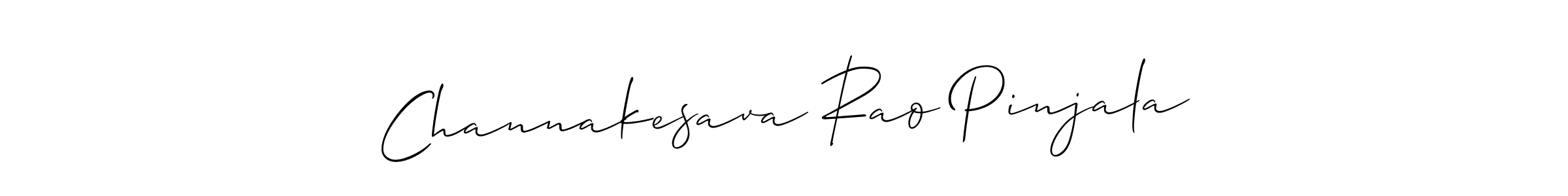 It looks lik you need a new signature style for name Channakesava Rao Pinjala. Design unique handwritten (Allison_Script) signature with our free signature maker in just a few clicks. Channakesava Rao Pinjala signature style 2 images and pictures png