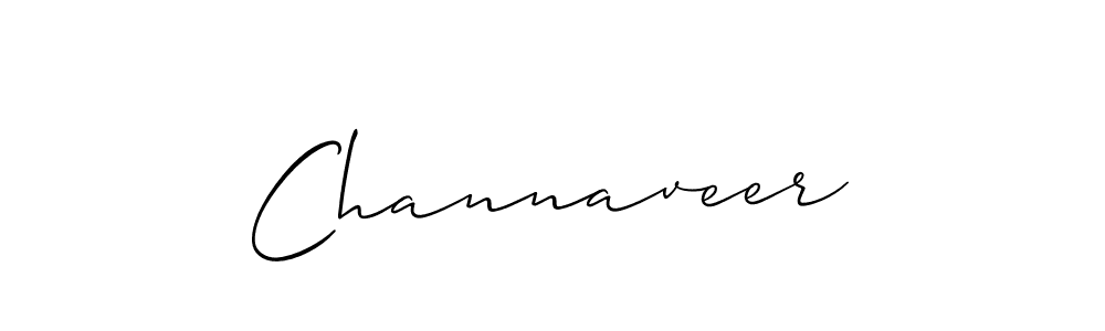 Design your own signature with our free online signature maker. With this signature software, you can create a handwritten (Allison_Script) signature for name Channaveer. Channaveer signature style 2 images and pictures png