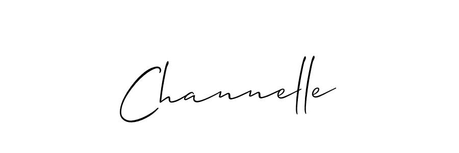 You should practise on your own different ways (Allison_Script) to write your name (Channelle) in signature. don't let someone else do it for you. Channelle signature style 2 images and pictures png