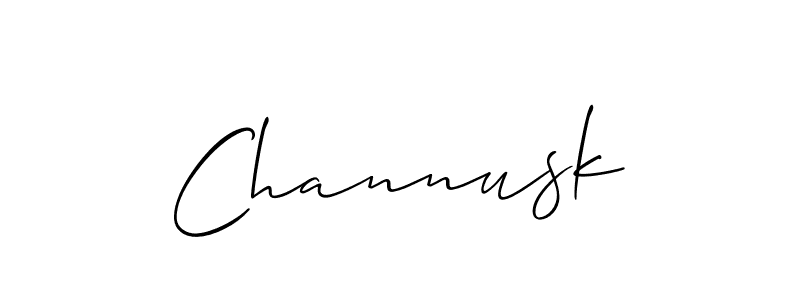 Make a beautiful signature design for name Channusk. Use this online signature maker to create a handwritten signature for free. Channusk signature style 2 images and pictures png
