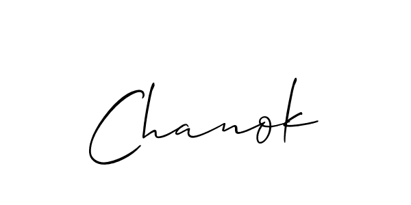 Make a beautiful signature design for name Chanok. Use this online signature maker to create a handwritten signature for free. Chanok signature style 2 images and pictures png