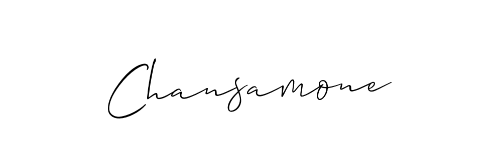 if you are searching for the best signature style for your name Chansamone. so please give up your signature search. here we have designed multiple signature styles  using Allison_Script. Chansamone signature style 2 images and pictures png