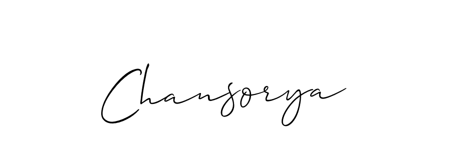 Once you've used our free online signature maker to create your best signature Allison_Script style, it's time to enjoy all of the benefits that Chansorya name signing documents. Chansorya signature style 2 images and pictures png