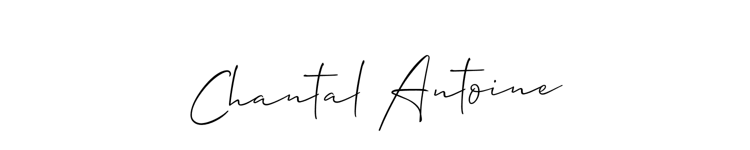 This is the best signature style for the Chantal Antoine name. Also you like these signature font (Allison_Script). Mix name signature. Chantal Antoine signature style 2 images and pictures png