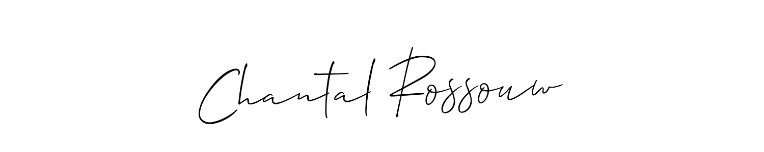 Create a beautiful signature design for name Chantal Rossouw. With this signature (Allison_Script) fonts, you can make a handwritten signature for free. Chantal Rossouw signature style 2 images and pictures png