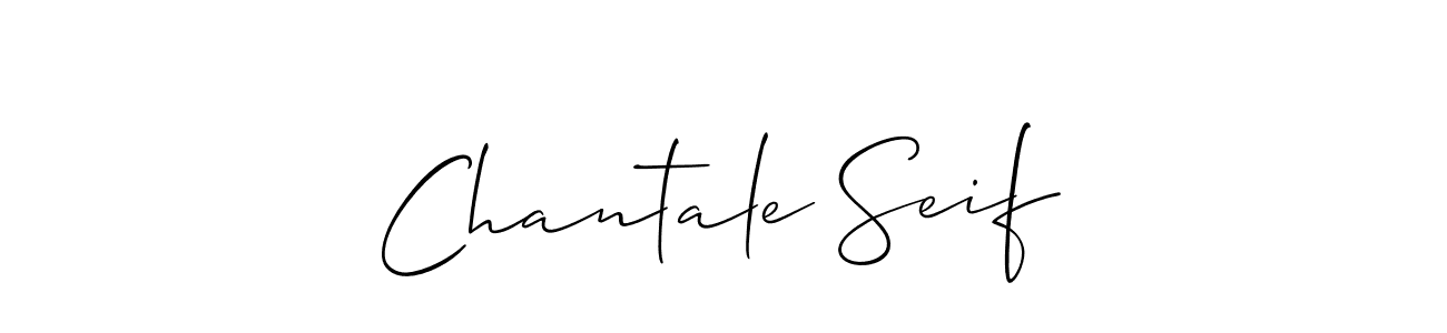 You should practise on your own different ways (Allison_Script) to write your name (Chantale Seif) in signature. don't let someone else do it for you. Chantale Seif signature style 2 images and pictures png