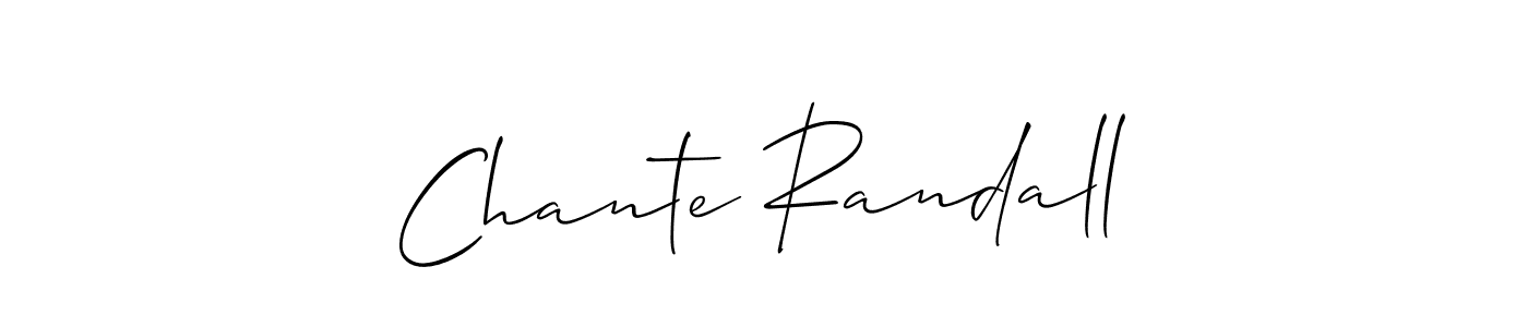 Best and Professional Signature Style for Chante Randall. Allison_Script Best Signature Style Collection. Chante Randall signature style 2 images and pictures png