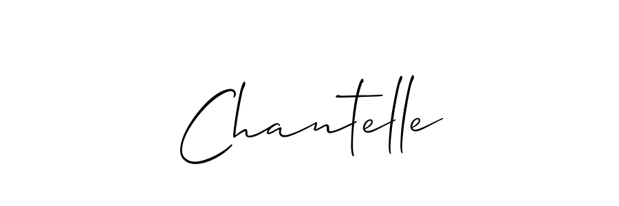 You should practise on your own different ways (Allison_Script) to write your name (Chantelle) in signature. don't let someone else do it for you. Chantelle signature style 2 images and pictures png