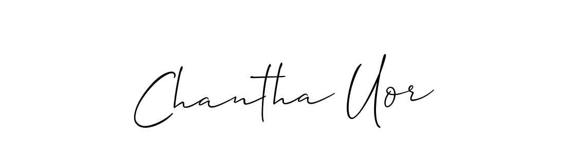 Make a beautiful signature design for name Chantha Uor. Use this online signature maker to create a handwritten signature for free. Chantha Uor signature style 2 images and pictures png