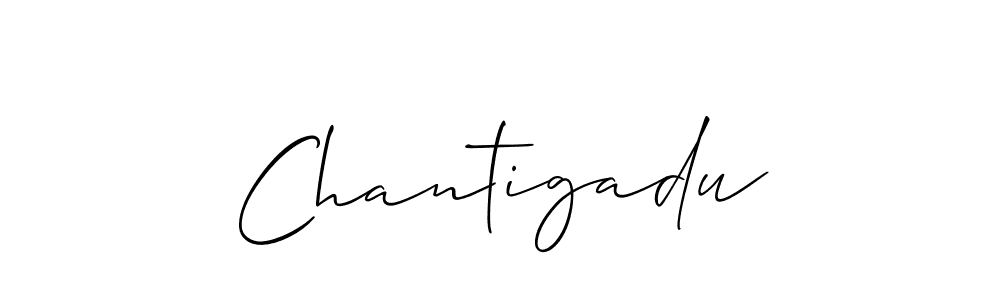 How to Draw Chantigadu signature style? Allison_Script is a latest design signature styles for name Chantigadu. Chantigadu signature style 2 images and pictures png