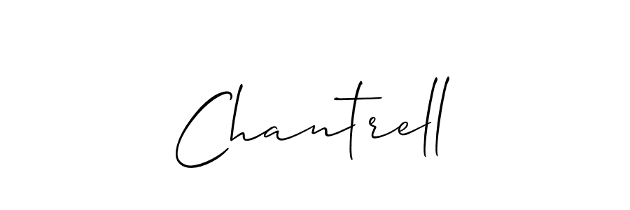 Make a beautiful signature design for name Chantrell. With this signature (Allison_Script) style, you can create a handwritten signature for free. Chantrell signature style 2 images and pictures png