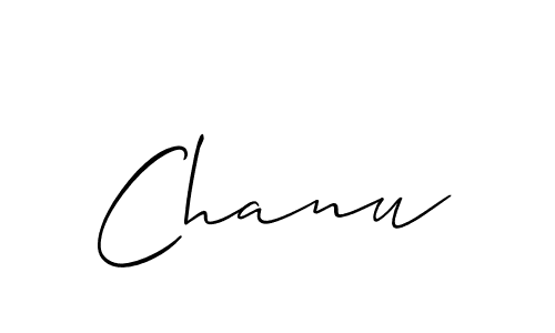 How to make Chanu name signature. Use Allison_Script style for creating short signs online. This is the latest handwritten sign. Chanu signature style 2 images and pictures png