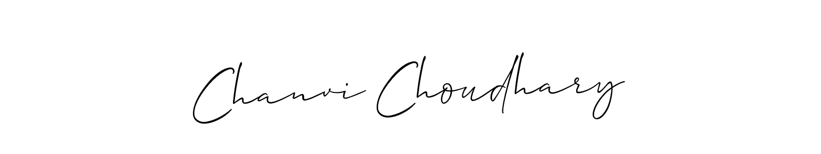 if you are searching for the best signature style for your name Chanvi Choudhary. so please give up your signature search. here we have designed multiple signature styles  using Allison_Script. Chanvi Choudhary signature style 2 images and pictures png