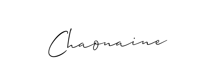 You should practise on your own different ways (Allison_Script) to write your name (Chaonaine) in signature. don't let someone else do it for you. Chaonaine signature style 2 images and pictures png