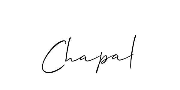 The best way (Allison_Script) to make a short signature is to pick only two or three words in your name. The name Chapal include a total of six letters. For converting this name. Chapal signature style 2 images and pictures png