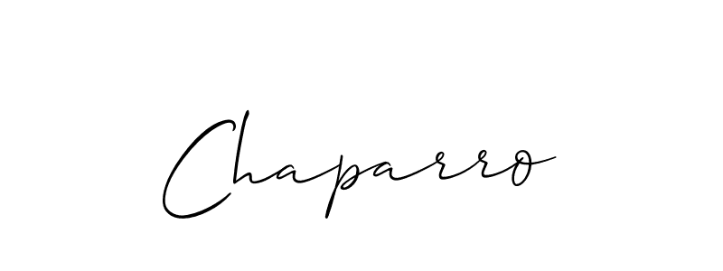 The best way (Allison_Script) to make a short signature is to pick only two or three words in your name. The name Chaparro include a total of six letters. For converting this name. Chaparro signature style 2 images and pictures png