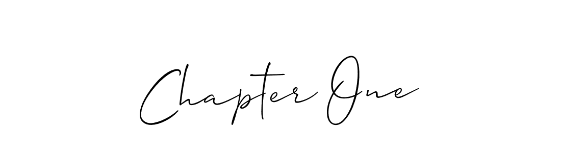 You should practise on your own different ways (Allison_Script) to write your name (Chapter One) in signature. don't let someone else do it for you. Chapter One signature style 2 images and pictures png