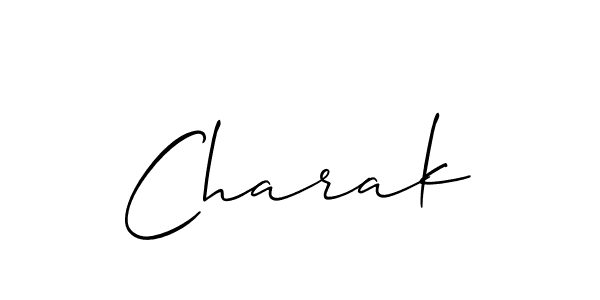 It looks lik you need a new signature style for name Charak. Design unique handwritten (Allison_Script) signature with our free signature maker in just a few clicks. Charak signature style 2 images and pictures png