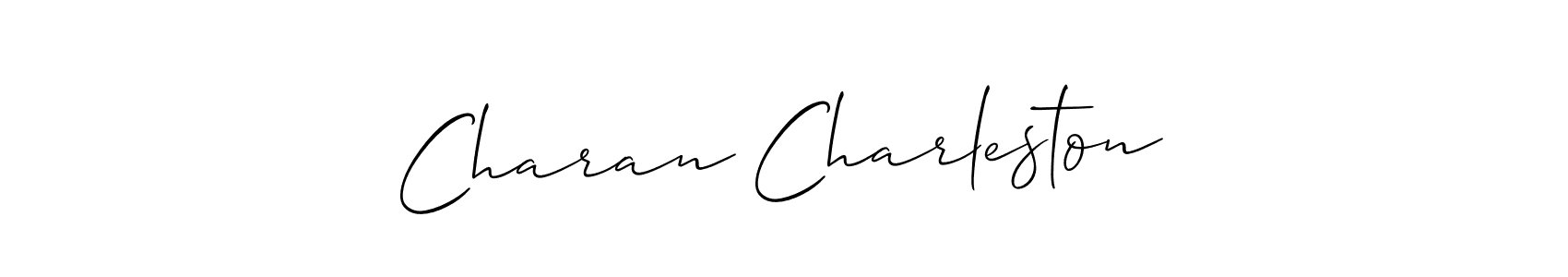 Make a beautiful signature design for name Charan Charleston. Use this online signature maker to create a handwritten signature for free. Charan Charleston signature style 2 images and pictures png
