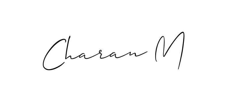 You can use this online signature creator to create a handwritten signature for the name Charan M. This is the best online autograph maker. Charan M signature style 2 images and pictures png