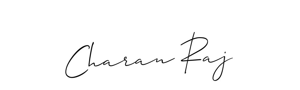 It looks lik you need a new signature style for name Charan Raj. Design unique handwritten (Allison_Script) signature with our free signature maker in just a few clicks. Charan Raj signature style 2 images and pictures png