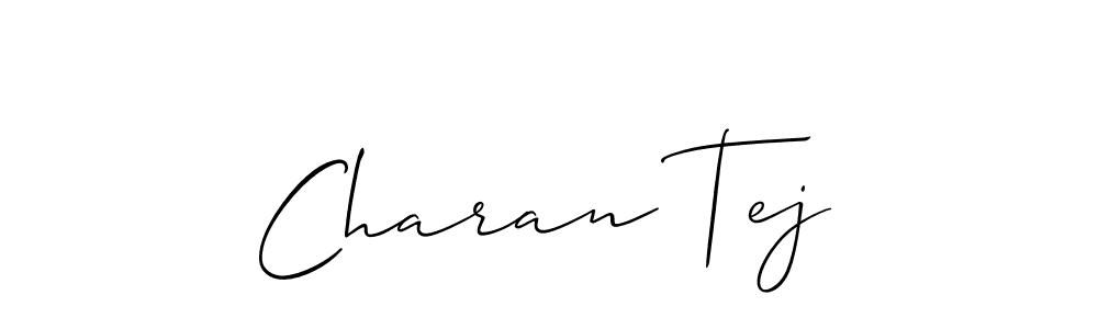 Make a short Charan Tej signature style. Manage your documents anywhere anytime using Allison_Script. Create and add eSignatures, submit forms, share and send files easily. Charan Tej signature style 2 images and pictures png