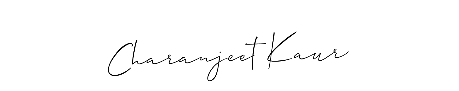 How to Draw Charanjeet Kaur signature style? Allison_Script is a latest design signature styles for name Charanjeet Kaur. Charanjeet Kaur signature style 2 images and pictures png