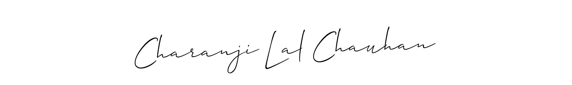 if you are searching for the best signature style for your name Charanji Lal Chauhan. so please give up your signature search. here we have designed multiple signature styles  using Allison_Script. Charanji Lal Chauhan signature style 2 images and pictures png