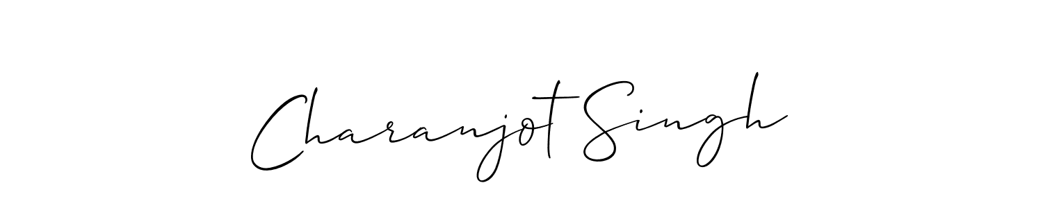 How to Draw Charanjot Singh signature style? Allison_Script is a latest design signature styles for name Charanjot Singh. Charanjot Singh signature style 2 images and pictures png