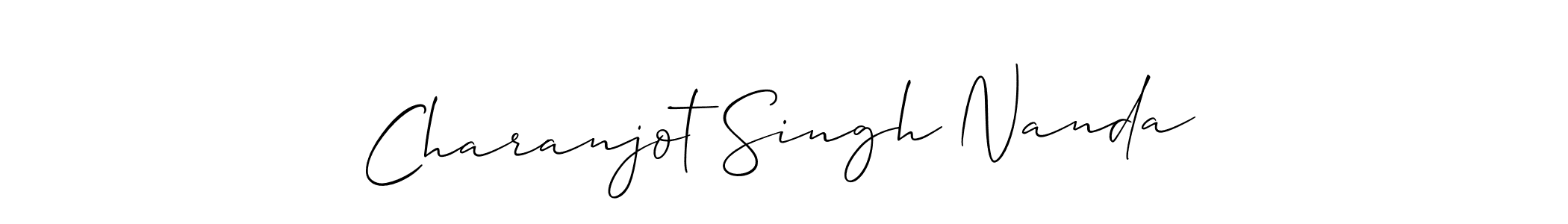 Best and Professional Signature Style for Charanjot Singh Nanda. Allison_Script Best Signature Style Collection. Charanjot Singh Nanda signature style 2 images and pictures png