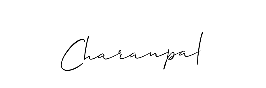 How to make Charanpal name signature. Use Allison_Script style for creating short signs online. This is the latest handwritten sign. Charanpal signature style 2 images and pictures png