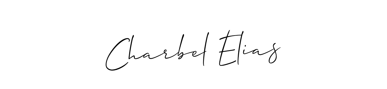 Once you've used our free online signature maker to create your best signature Allison_Script style, it's time to enjoy all of the benefits that Charbel Elias name signing documents. Charbel Elias signature style 2 images and pictures png