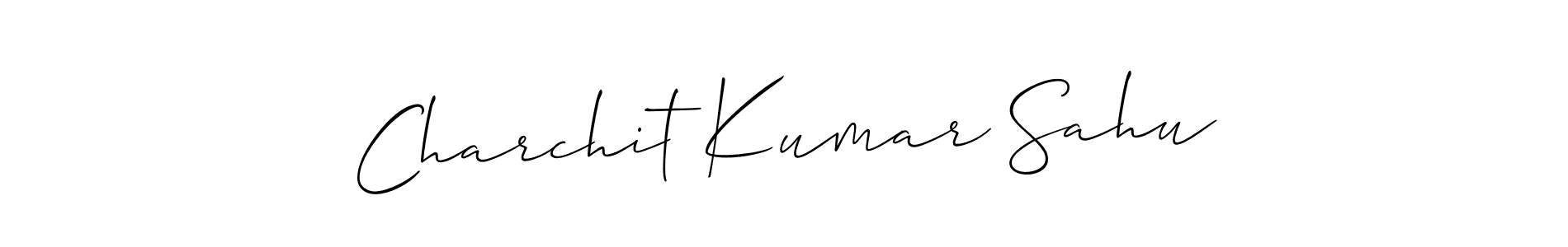 Make a beautiful signature design for name Charchit Kumar Sahu. Use this online signature maker to create a handwritten signature for free. Charchit Kumar Sahu signature style 2 images and pictures png