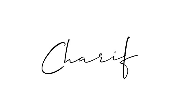 Once you've used our free online signature maker to create your best signature Allison_Script style, it's time to enjoy all of the benefits that Charif name signing documents. Charif signature style 2 images and pictures png