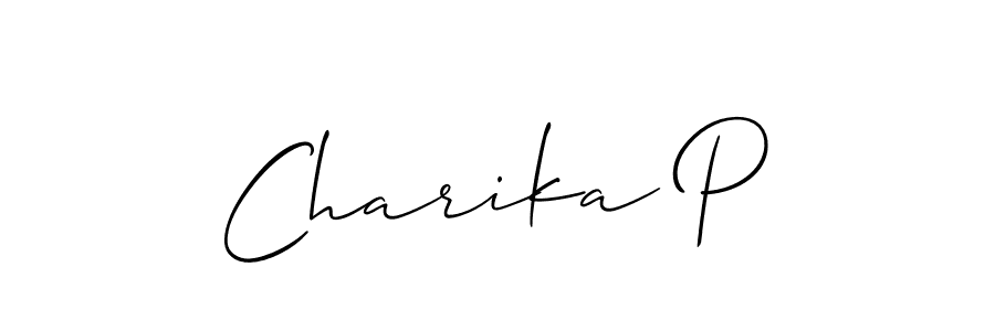 Best and Professional Signature Style for Charika P. Allison_Script Best Signature Style Collection. Charika P signature style 2 images and pictures png