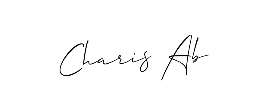 It looks lik you need a new signature style for name Charis Ab. Design unique handwritten (Allison_Script) signature with our free signature maker in just a few clicks. Charis Ab signature style 2 images and pictures png