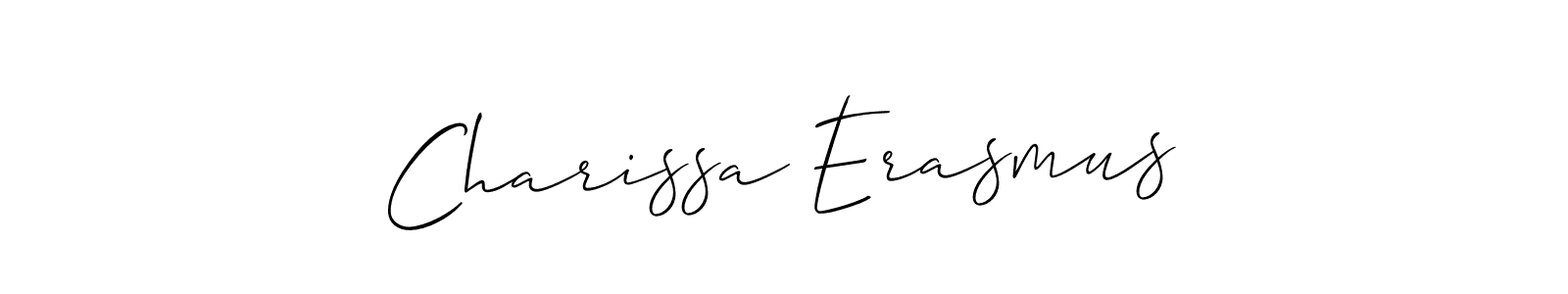 Once you've used our free online signature maker to create your best signature Allison_Script style, it's time to enjoy all of the benefits that Charissa Erasmus name signing documents. Charissa Erasmus signature style 2 images and pictures png
