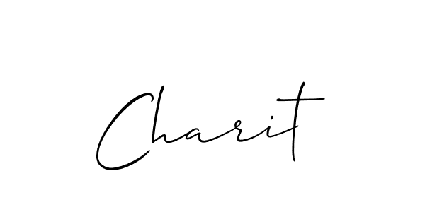 Also You can easily find your signature by using the search form. We will create Charit name handwritten signature images for you free of cost using Allison_Script sign style. Charit signature style 2 images and pictures png