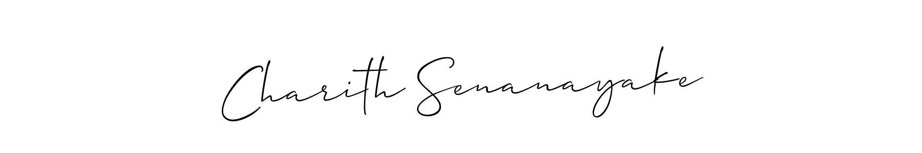 The best way (Allison_Script) to make a short signature is to pick only two or three words in your name. The name Charith Senanayake include a total of six letters. For converting this name. Charith Senanayake signature style 2 images and pictures png