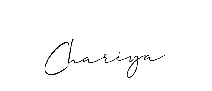 Make a short Chariya signature style. Manage your documents anywhere anytime using Allison_Script. Create and add eSignatures, submit forms, share and send files easily. Chariya signature style 2 images and pictures png